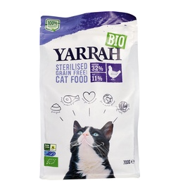 Kattenbrokken graanvrij van Yarrah, 6 x 700 g